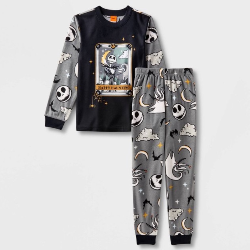 Disney Unisex Kids Nightmare Before Christmas Jack Skellington Pajama Sleep Set